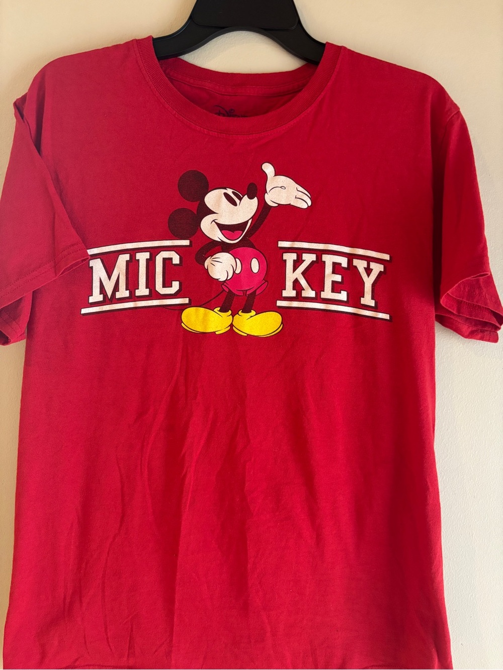 Disney Red Mickey Mouse Graphic Tee